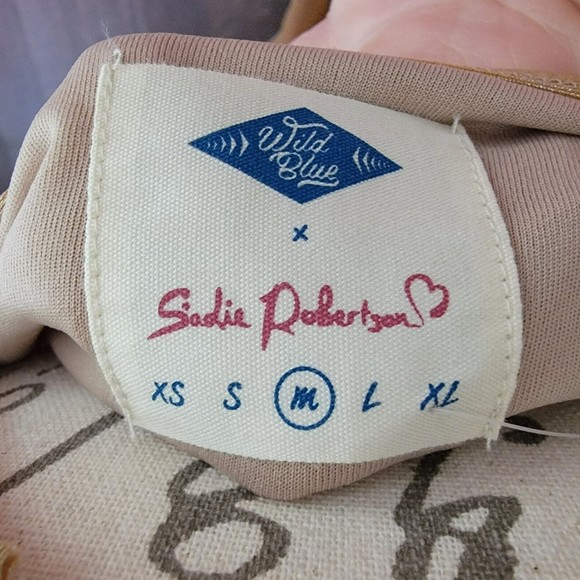 Wild Blue x Sadie Robertson Sz M Juniors Sheath Dress Gold Metallic NWT - Picture 6 of 9